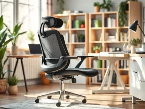 Fotel biurowy ergonomiczny w kontekście pracy zdalnej
